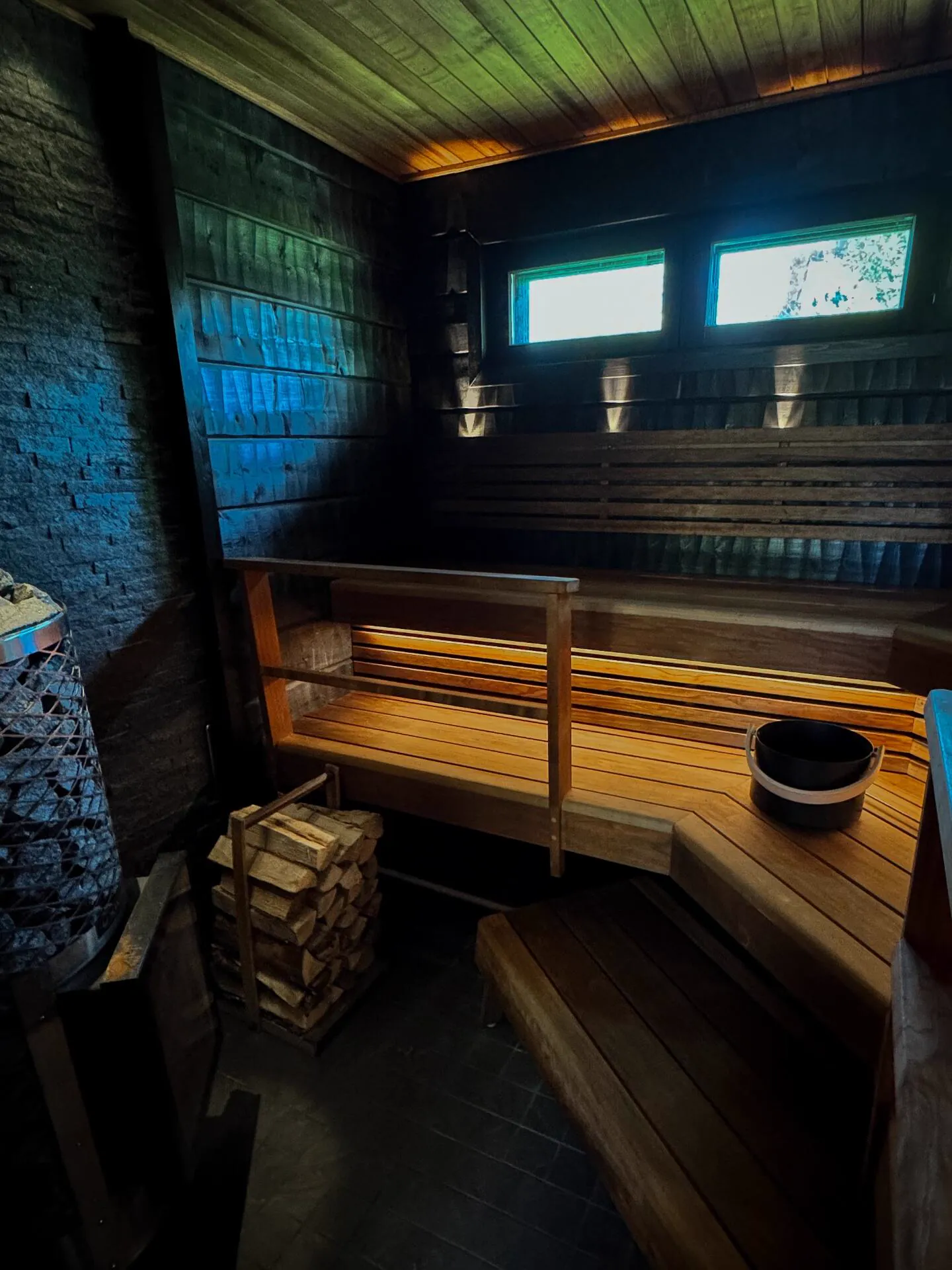 Sauna sisältä