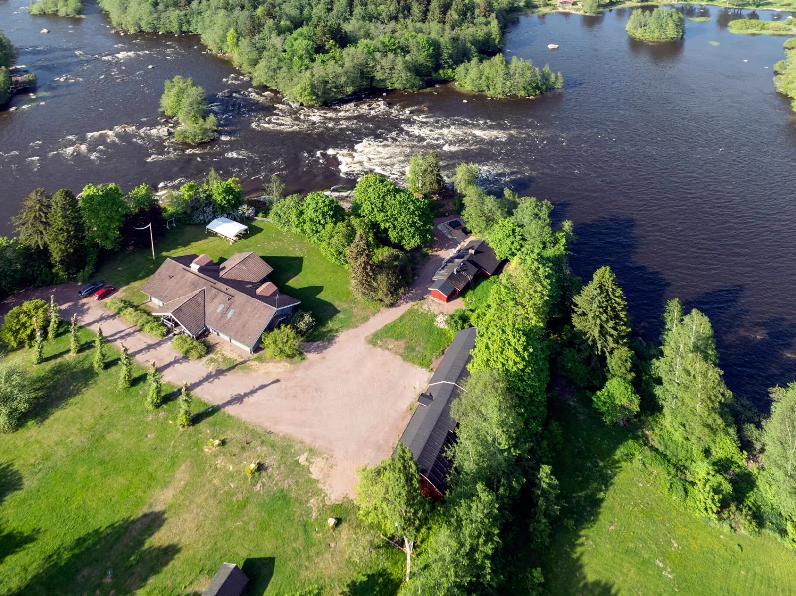 Ilmakuva villasta ylhäältä